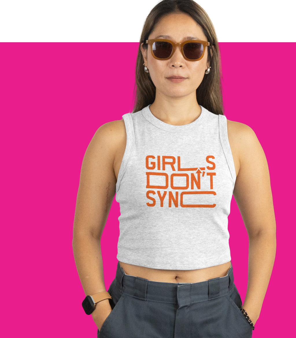 Girls dont sync club crop top