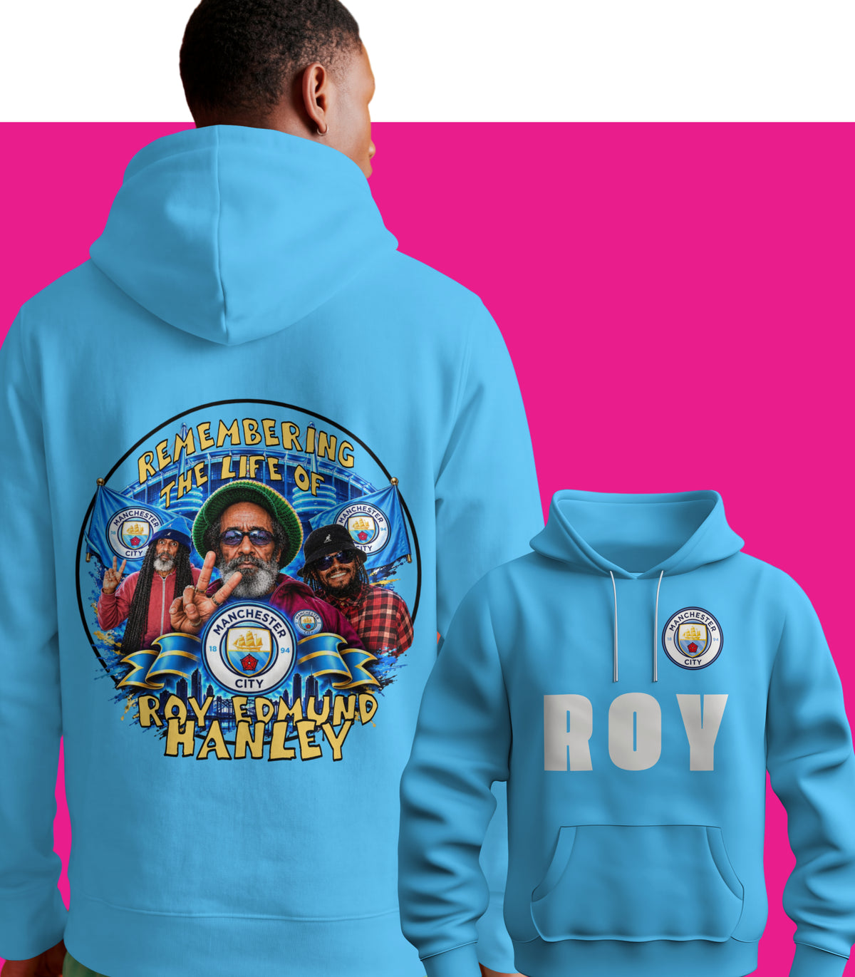 Personalised Memorial Photo Hoodie | Custom Tribute Hoodie
